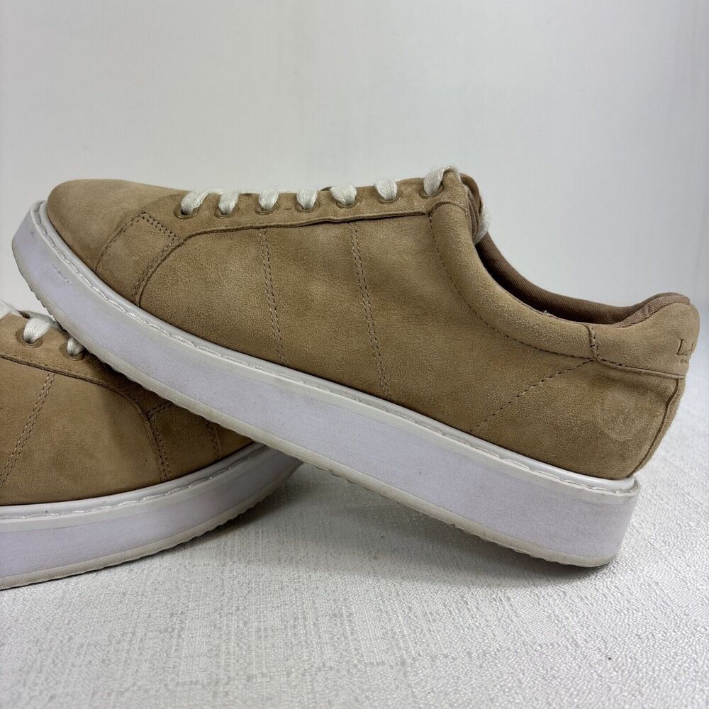 Lauren Ralph Lauren ANGELINE Brown Tan Suede Preowned Fashion Women's Size 8.5 - Picture 12 of 14